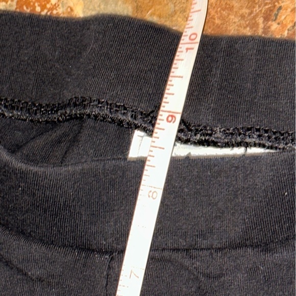 Adidas Girls Athletic Leggings Size Medium Black With Logo White Stripes - Picture 6 of 10